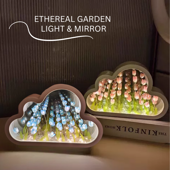 EtherealGarden - The Ultimate Tulip Garden Nightlight & Mirror