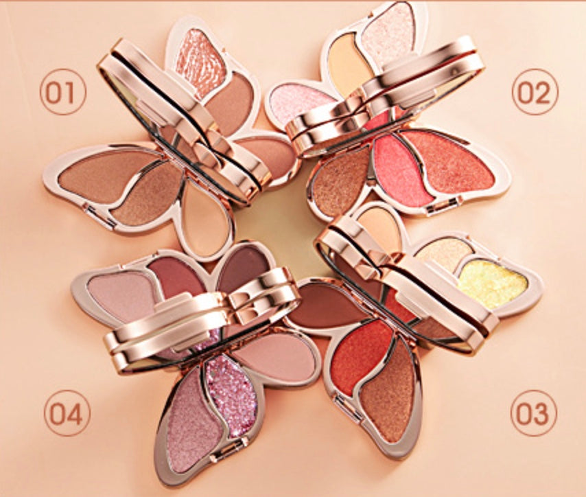 4-color Butterfly Eyeshadow Palette – Zilarr