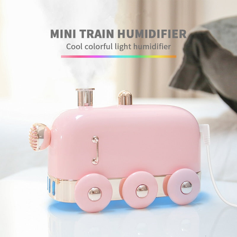 Mini Train Humidifier Essential Oil Diffuser