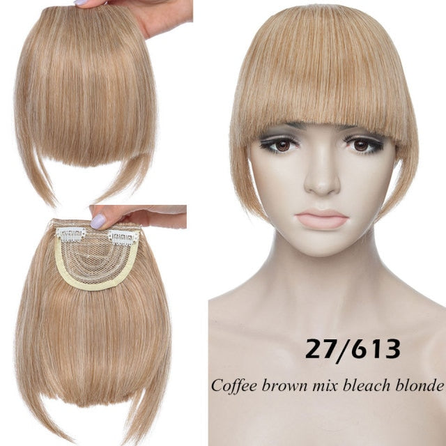 Clip On Natural Bang Hairpiece