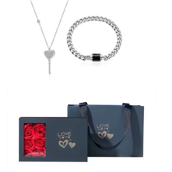 Heart Lock Jewelry Set