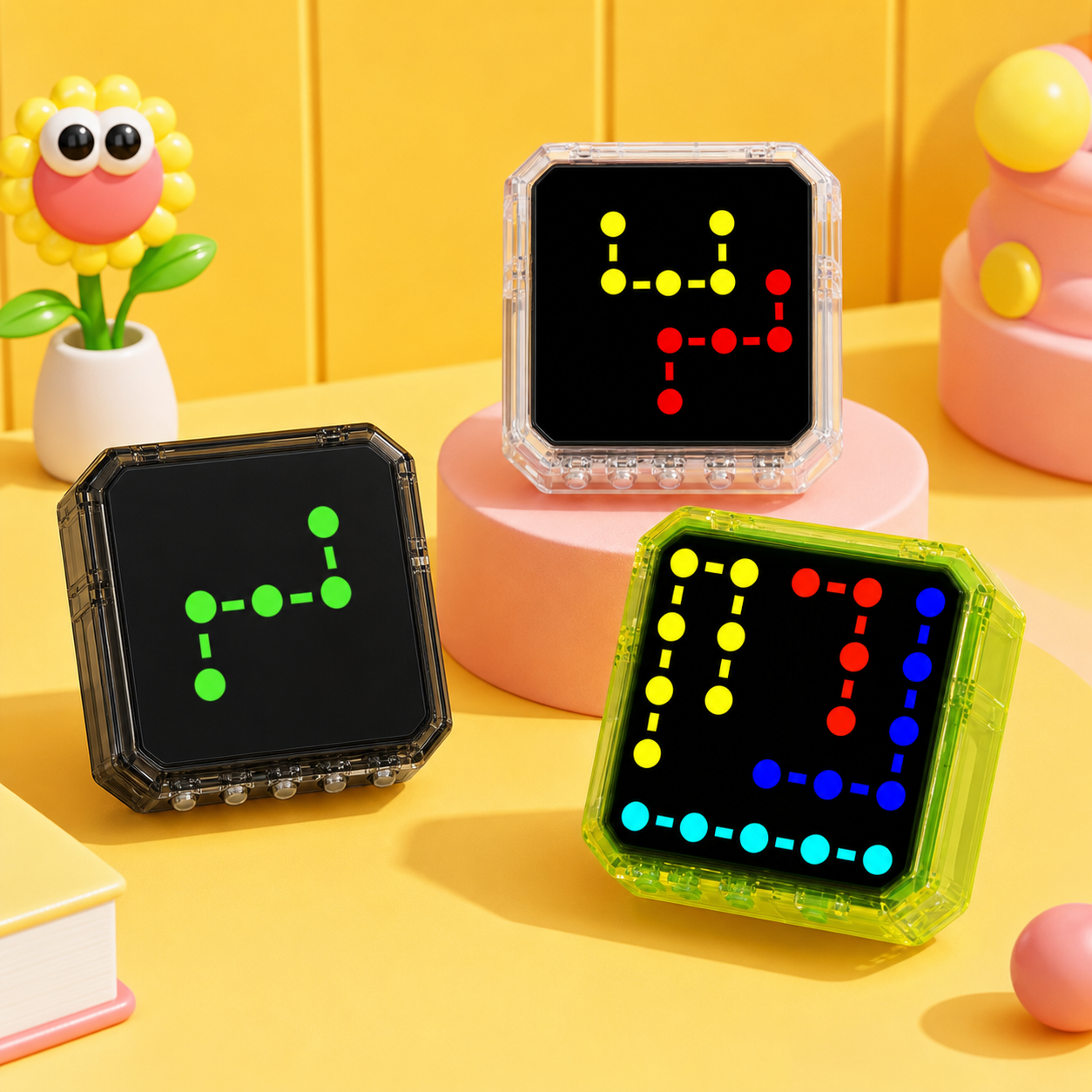 Linego Logic Game in Black, White, and Green