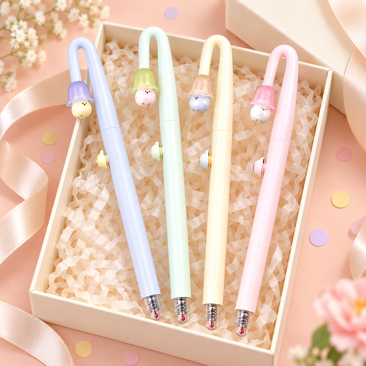 Four-color PerchPop Gel Pen gift set