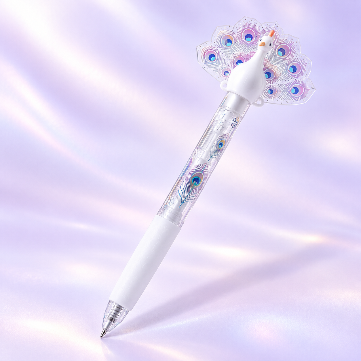 White Peacock Bloom Pen