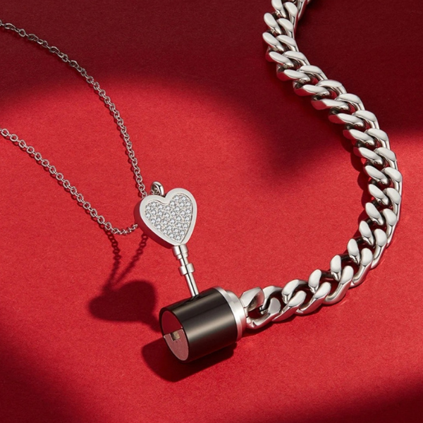 HEART LOCK NECKLACE – Zil Jewelry