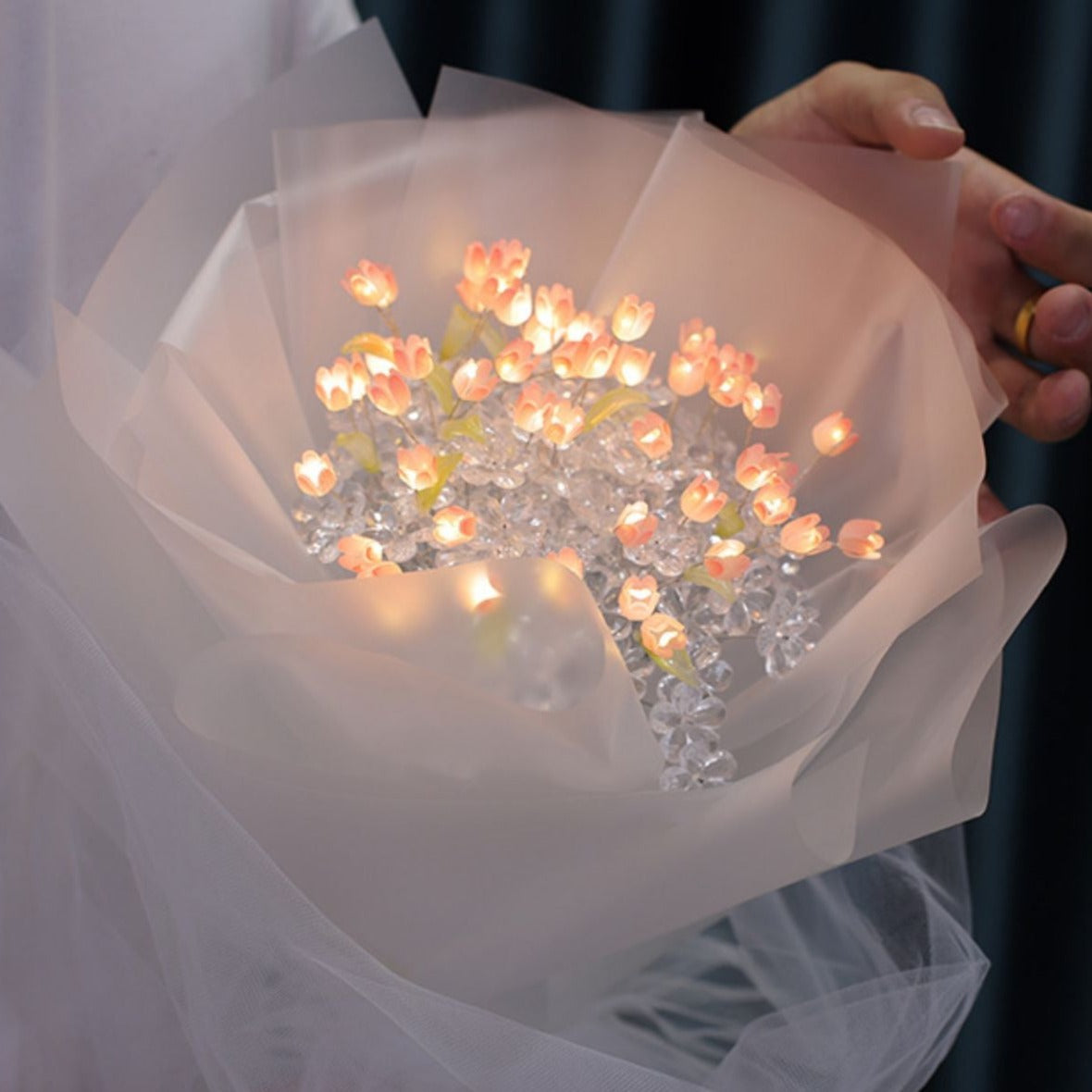 DIY Tulip Bouquet Light