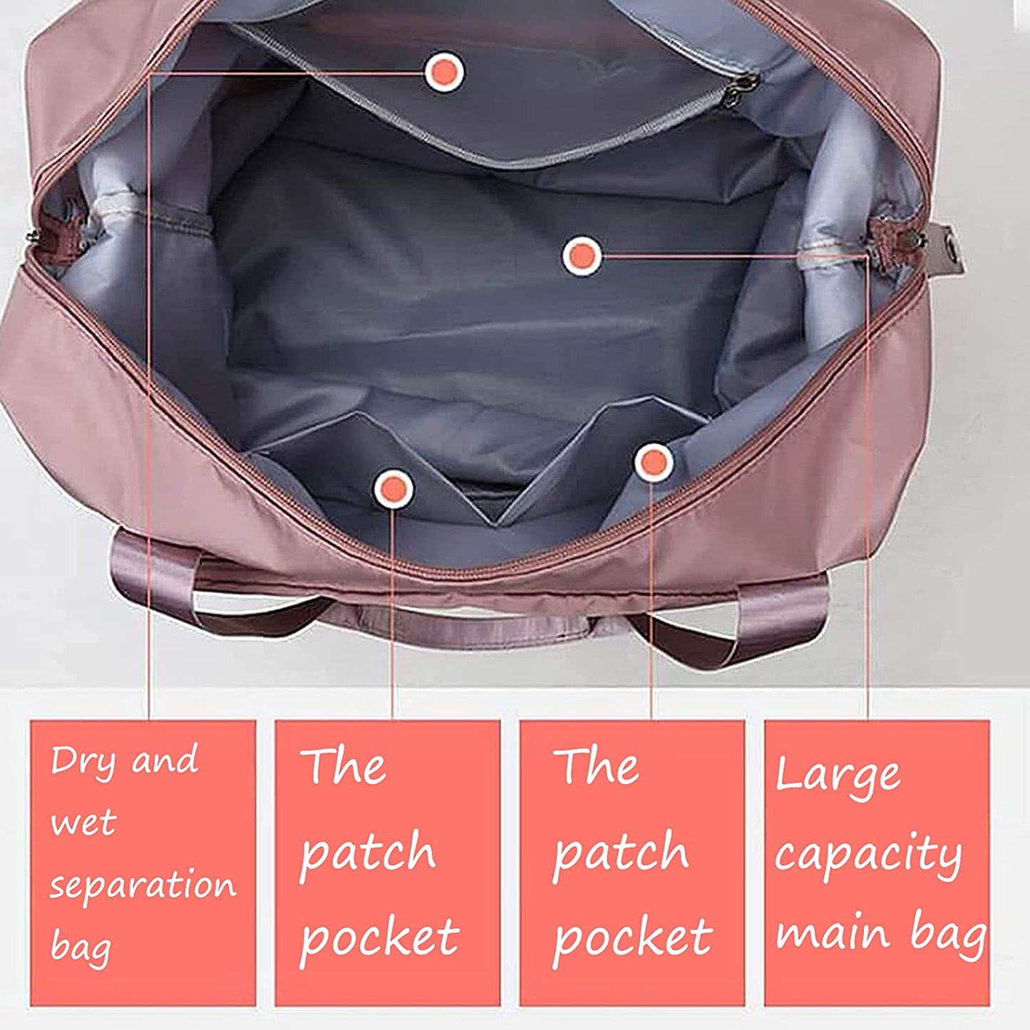 Travel bag expandable