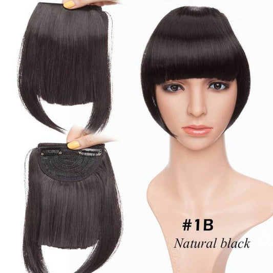 Clip On Natural Bang Hairpiece